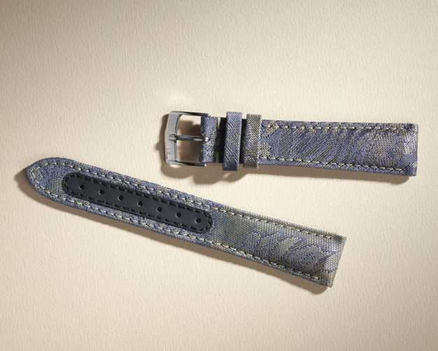 Des bracelets-montres "pièces uniques" en soie de obi Jean Rousseau x Sawaya Jyubei