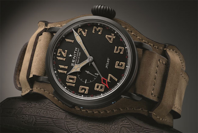 Zenith Pilot Montre d’Aéronef Type GMT 1903