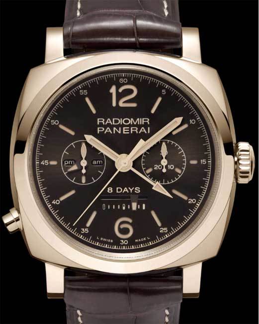 Panerai Radiomir 1940 Chrono Monopulsante 8 jours GMT : beau duo de chronos