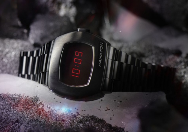 Hamilton PSR : heure rouge pour montre noire Hamilton PSR : heure rouge pour montre noire