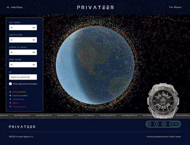 Omega s'associe à Privateer pour un avenir spatial sûr et plus durable Omega s'associe à Privateer pour un avenir spatial sûr et plus durable
