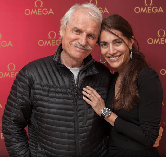 Yann Arthus-Bertrand et Caterina Murino