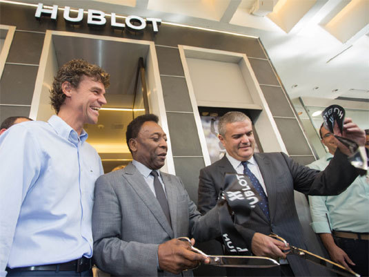 Hublot : ouverture d’une boutique à Rio de Janeiro et présente la montre Pelé !