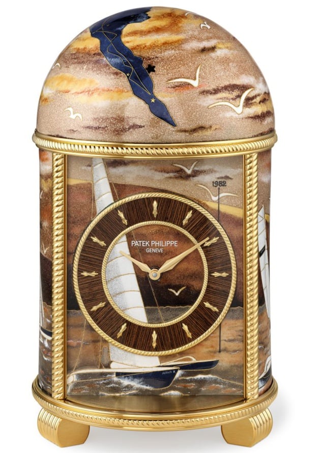Patek Philippe Pendulette Dôme "Bol d'Or" en émail cloisonné et paillonné Patek Philippe Pendulette Dôme "Bol d'Or" en émail cloisonné et paillonné