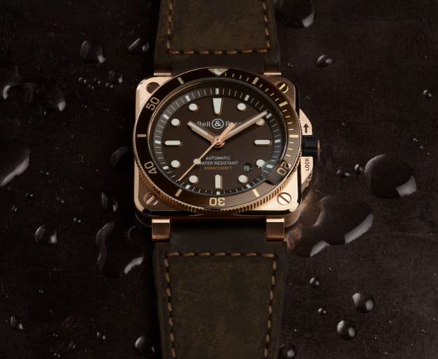 BR 03-92 Diver : boitier bronze et cadran marron à 999 exemplaires BR 03-92 Diver : boitier bronze et cadran marron à 999 exemplaires