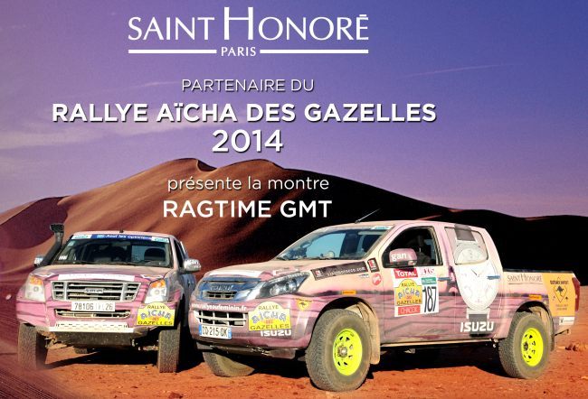 Ragtime GMT Saint Honoré : la montre du Rallye Aïcha des Gazelles 2014