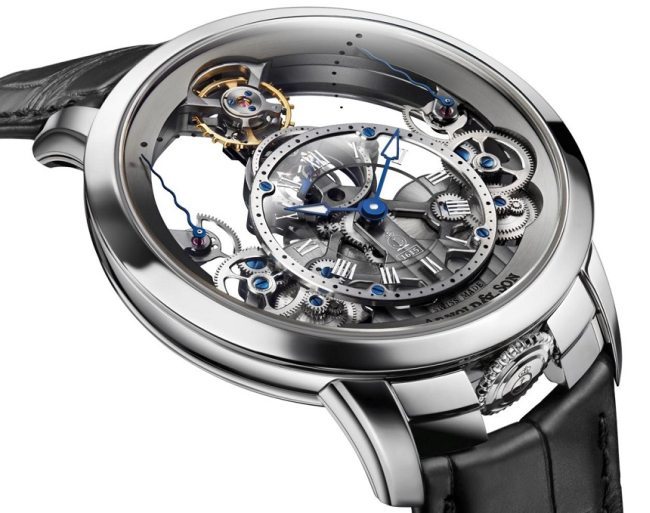 Arnold & Son Time Pyramid : version acier