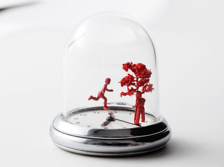 Les montres-sculptures de Dominic Wilcox Les montres-sculptures de Dominic Wilcox