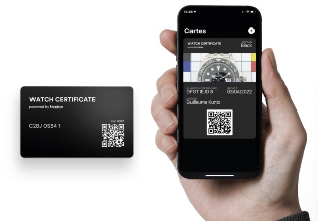 Watch Certificate : disponible au format "Wallet" Watch Certificate : disponible au format "Wallet"