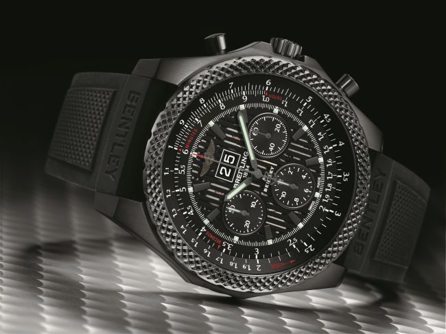 Breitling Bentley 6.75 Midnight Carbon : hommage au plus gros des moteurs Bentley