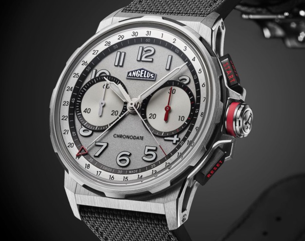 Angelus Chronodate : réinterprétation contemporaine et sportive d'un chrono vintage Angelus Chronodate : réinterprétation contemporaine et sportive d'un chrono vintage