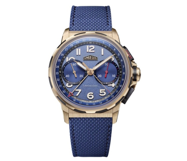 Angelus Chronodate : réinterprétation contemporaine et sportive d'un chrono vintage Angelus Chronodate : réinterprétation contemporaine et sportive d'un chrono vintage