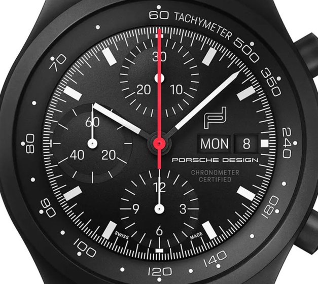 Porsche Design Chronograph 1 All Black Numbered : le retour de la première montre noire Porsche Design Chronograph 1 All Black Numbered : le retour de la première montre noire