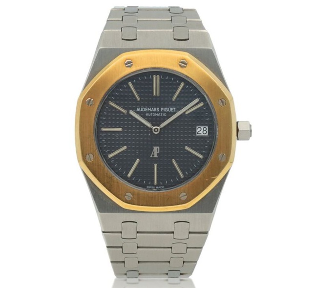 La Royal Oak réf 5402 de Gérald Genta 'himself" en or et acier La Royal Oak réf 5402 de Gérald Genta 'himself" en or et acier