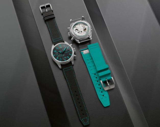 IWC Montre d'Aviateur Chronographe 41 Edition Mercedes-AMG Petronas F1 Team IWC Montre d'Aviateur Chronographe 41 Edition Mercedes-AMG Petronas F1 Team