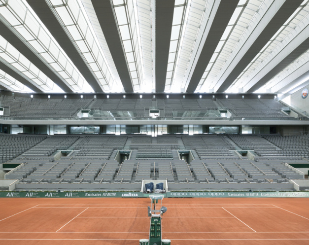 Exposition Rolex et Polka, Stade Roland-Garros Mouvement Perpetuel, Photo Yves Marchand et Romain Meffre pour la FFT Courtesy Polka Galerie Exposition Rolex et Polka, Stade Roland-Garros Mouvement Perpetuel, Photo Yves Marchand et Romain Meffre pour la FFT Courtesy Polka Galerie