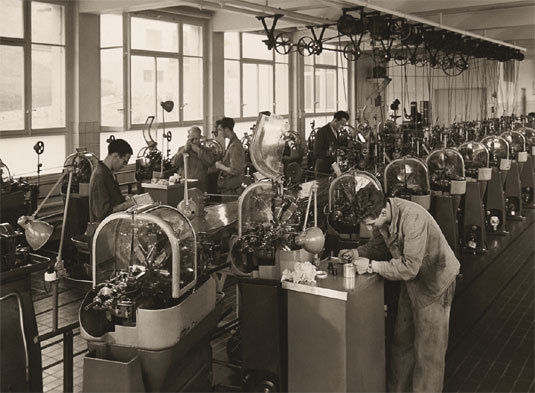 L’usine de Malleray en 1945