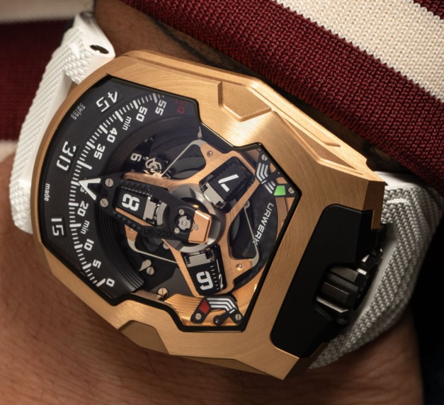 Urwerk UR-220 Red Gold : esprit Miami Vice