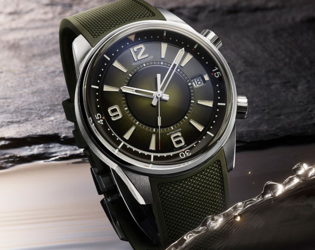 Jaeger-LeCoultre Polaris Date avec cadran vert olive dégradé et grainé Jaeger-LeCoultre Polaris Date avec cadran vert olive dégradé et grainé