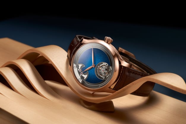 Moser Endeavour Concept Minute Repeater Tourbillon Aqua Blue Moser Endeavour Concept Minute Repeater Tourbillon Aqua Blue