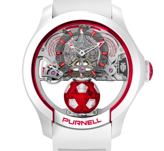 Purnell éditions limitées AS Monaco : quand le tourbillon se fait ballon de foot Purnell éditions limitées AS Monaco : quand le tourbillon se fait ballon de foot