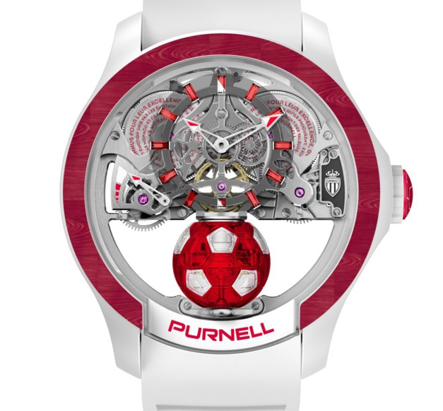 Purnell éditions limitées AS Monaco : quand le tourbillon se fait ballon de foot Purnell éditions limitées AS Monaco : quand le tourbillon se fait ballon de foot