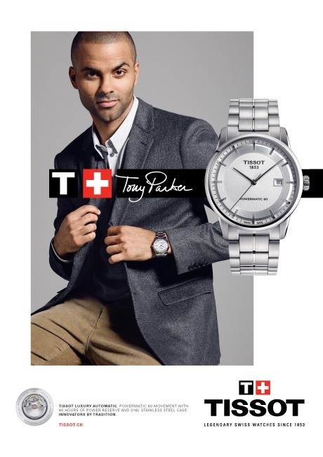 Tony Parker pour Tissot