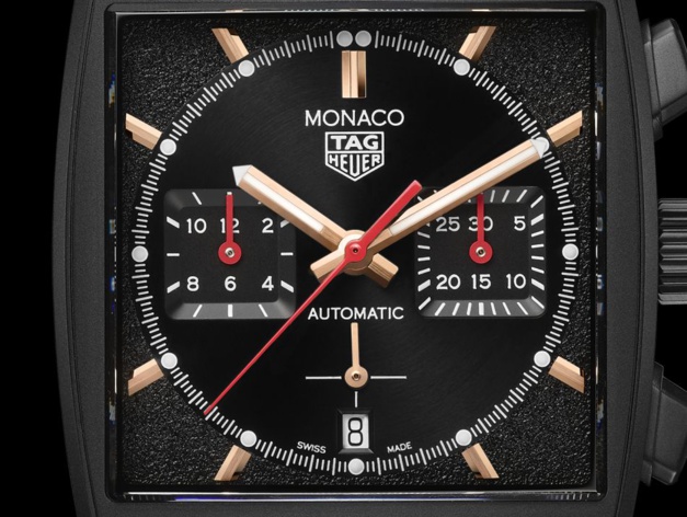 TAG Heuer Monaco édition spéciale GP de Monaco : en titane DLC noir pour un look "Dark Lord" TAG Heuer Monaco édition spéciale GP de Monaco : en titane DLC noir pour un look "Dark Lord"