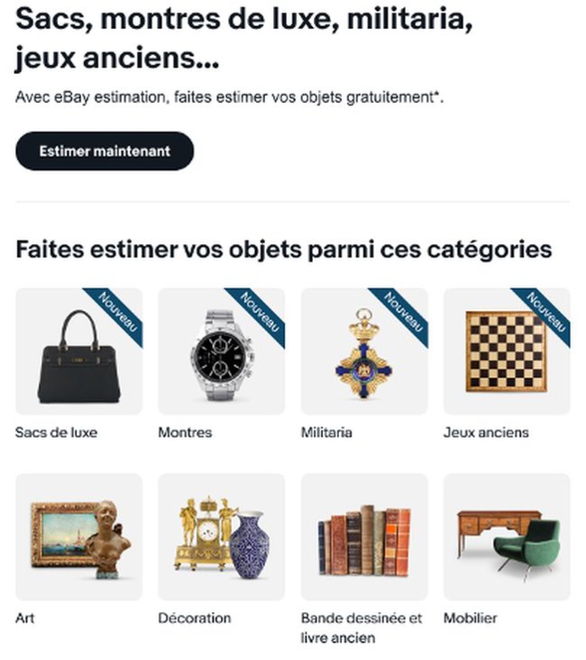 Montres de luxe : eBay étend son service d'estimation gratuit en 48h Montres de luxe : eBay étend son service d'estimation gratuit en 48h