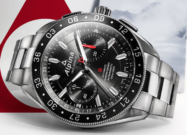 Alpina collection Alpiner 4 : la preuve par 4 avec un chrono et une GMT