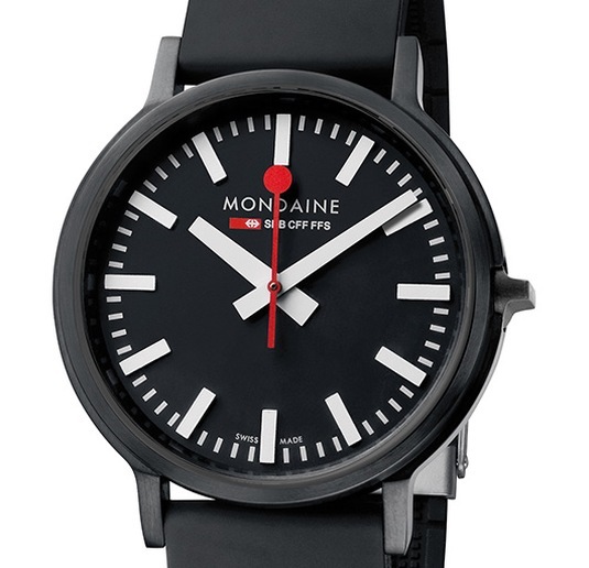 Mondaine Stop2Go : version full black