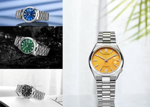 Citizen Tsuyosa : l'heure en couleur Citizen Tsuyosa : l'heure en couleur