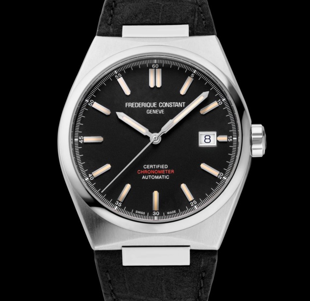 Frédérique Constant Highlife vintage : cadran noir mat pour exclu française Frédérique Constant Highlife vintage : cadran noir mat pour exclu française