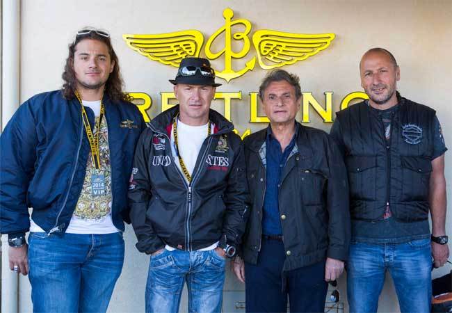Breitling à Saint-Tropez avec Harley Davidson