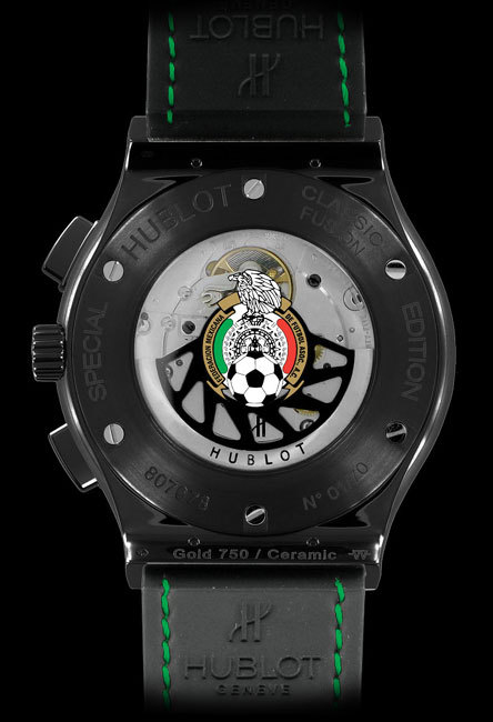 Hublot édition spéciale « Mexican Football Federation » : montre officielle de l’équipe nationale mexicaine