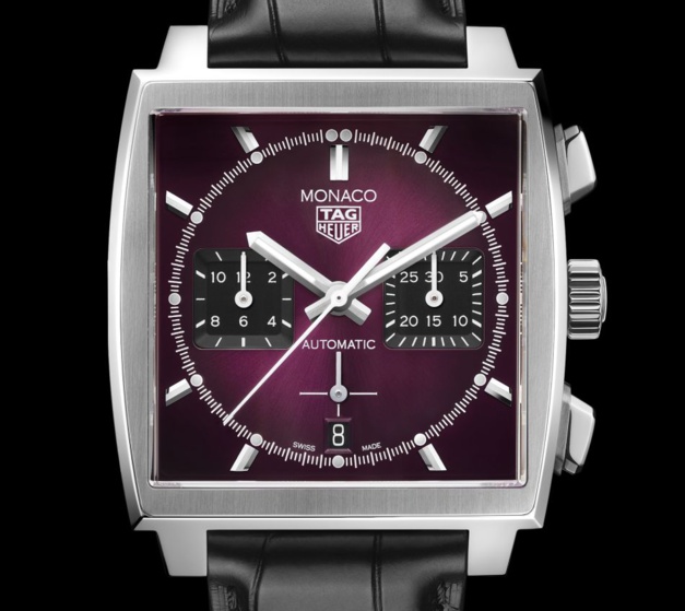 TAG Heuer : une Monaco Purple Dial à 500 exemplaires TAG Heuer : une Monaco Purple Dial à 500 exemplaires