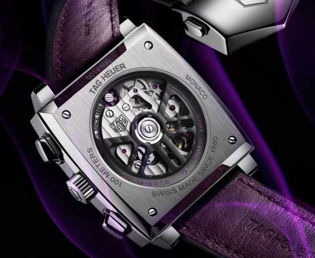 TAG Heuer : une Monaco Purple Dial à 500 exemplaires TAG Heuer : une Monaco Purple Dial à 500 exemplaires