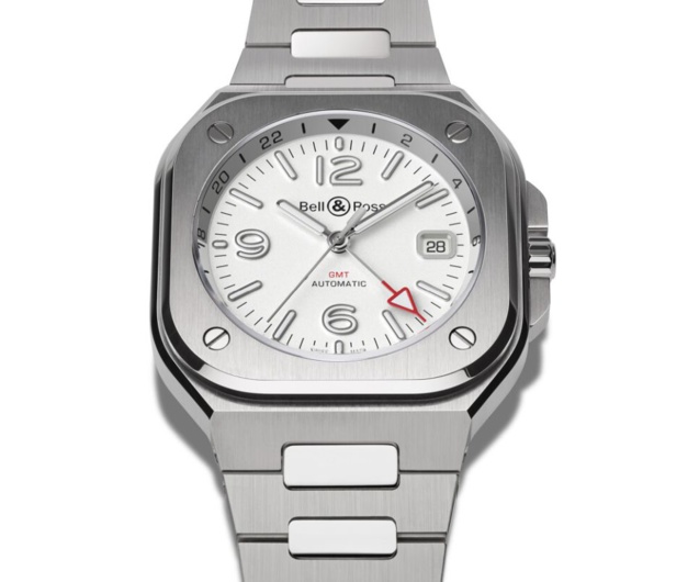 Bell & Ross BR 05 GMT : cadran blanc opalin pour voyages au long cours