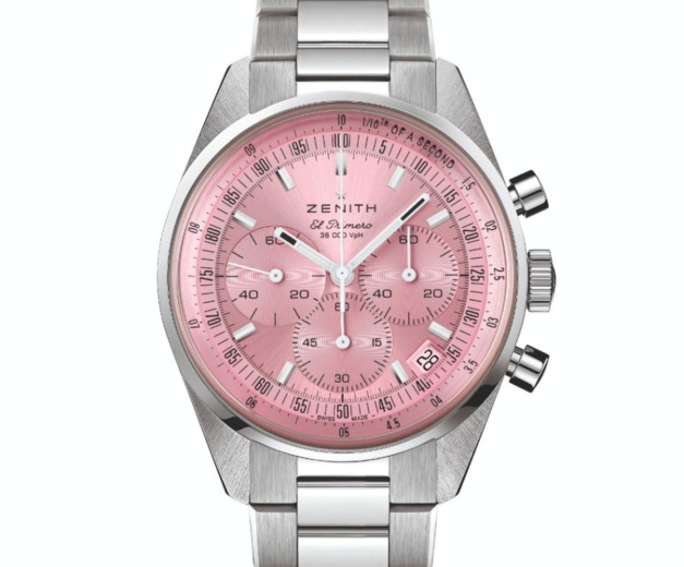 Zenith Chronomaster Original Pink : une montre contre le cancer du sein Zenith Chronomaster Original Pink : une montre contre le cancer du sein