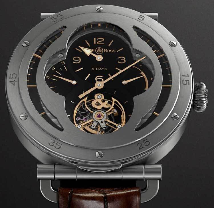 Bell&Ross WW2 Military Tourbillon : tourbillon blindé Bell&Ross WW2 Military Tourbillon : tourbillon blindé