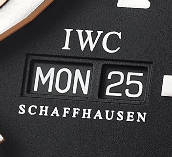 Montre aviateur IWC Chrono-Automatic en or rose