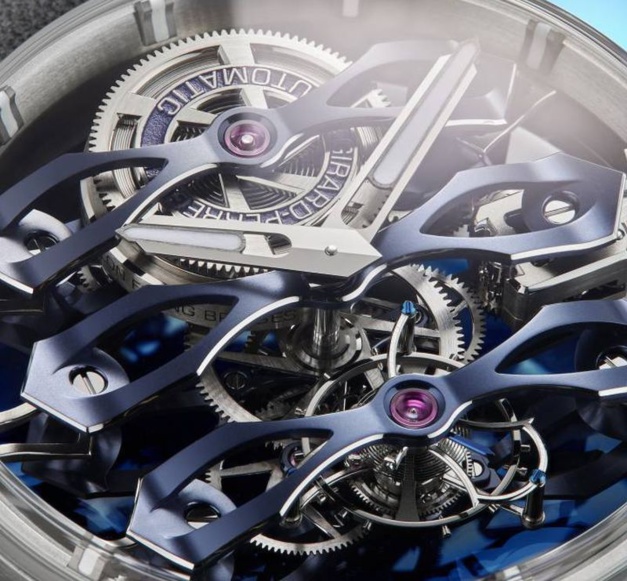 Tourbillon sous trois Ponts volants Bucherer Blue de Girard-Perregaux