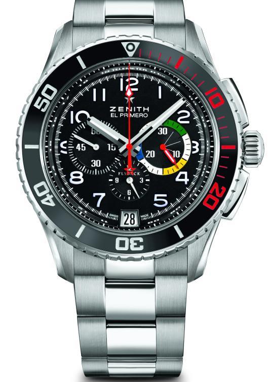 Zenith El Primero Stratos Flyback Rainbow Zenith El Primero Stratos Flyback Rainbow