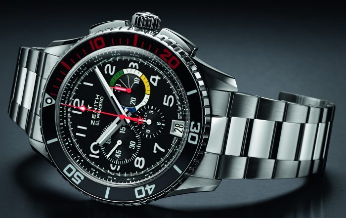 Zenith El Primero Stratos Flyback Rainbow Zenith El Primero Stratos Flyback Rainbow