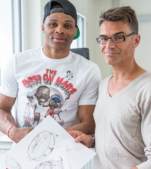 Zenith : Russell Westbrook en visite au Locle