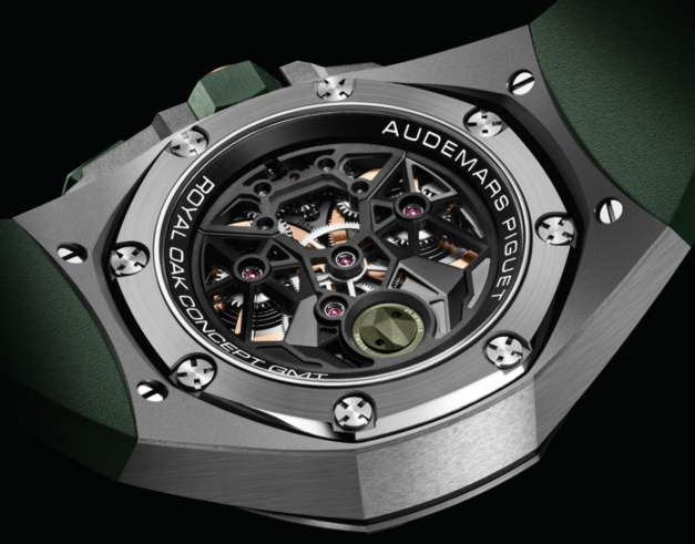 Audemars Piguet Royal Oak Concept Tourbillon Volant GMT : en nuances de verts Audemars Piguet Royal Oak Concept Tourbillon Volant GMT : en nuances de verts