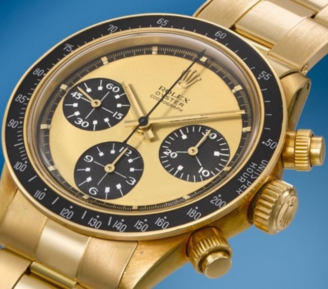 Rolex Daytona réf. 6263 Paul Newman – cadran « Lemon » The Legend copyright Christie's Rolex Daytona réf. 6263 Paul Newman – cadran « Lemon » The Legend copyright Christie's