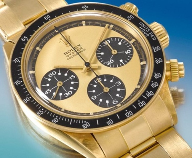 Rolex Daytona réf. 6263 Paul Newman – cadran « Lemon » The Legend copyright Christie's Rolex Daytona réf. 6263 Paul Newman – cadran « Lemon » The Legend copyright Christie's