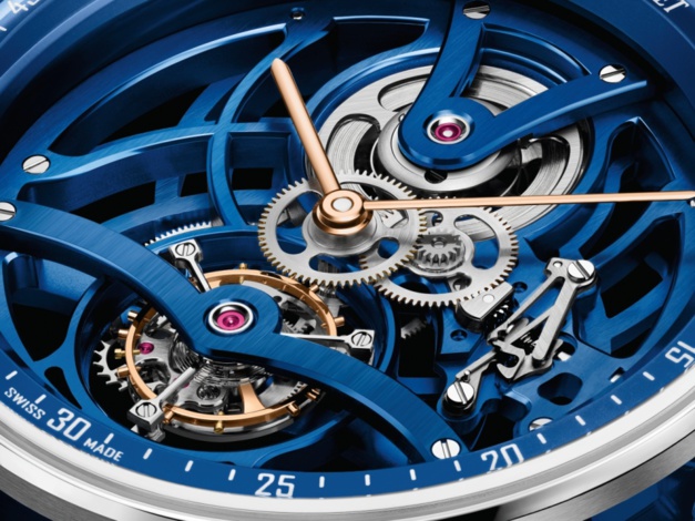 Code 11.59 by Audemars Piguet Tourbillon Squelette céramique bleue Code 11.59 by Audemars Piguet Tourbillon Squelette céramique bleue