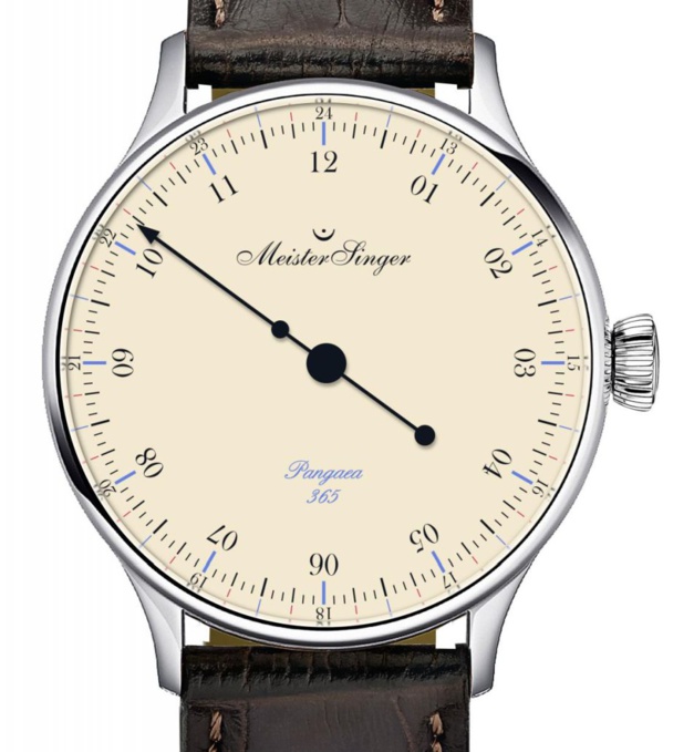 MeisterSinger Pangaea 365 : cadran d'antan